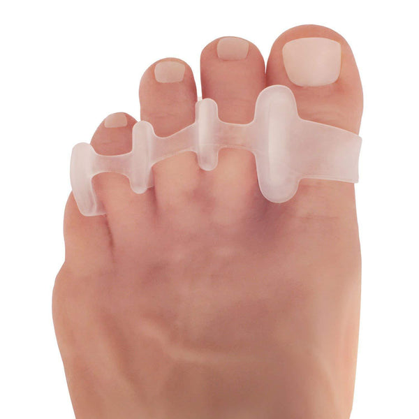 Dr. Frederick's Original Deluxe Toe Spreaders -- 2 Pieces - for Hammertoes, Claw Toes, Corns, and Foot Cramps