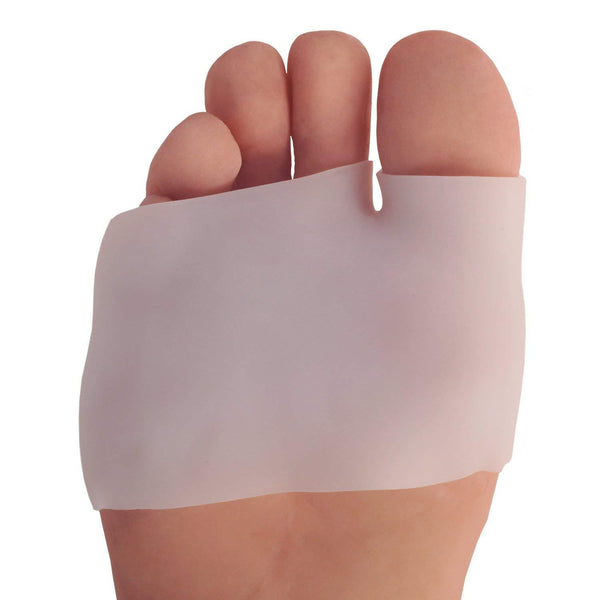 Dr. Frederick's Original Half Toe Sleeve Metatarsal Pads -- 2 Pieces - for Blisters, Calluses, Bunions, and Forefoot Pain